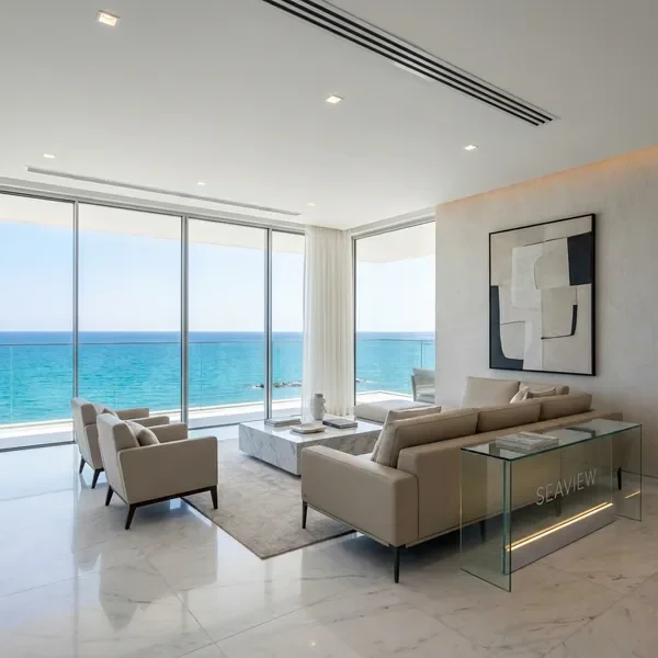 דירת יוקרה מודרנית עם נוף לים